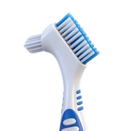 Detail scrub brush head close-up